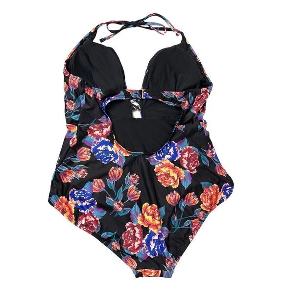 NEW Modcloth The Pamela floral One-Piece Swimsuit Sz XL - Picture 7 of 11